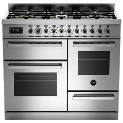 Bertazzoni Professional Series Dual Fuel Range Cooker Stainless Steel